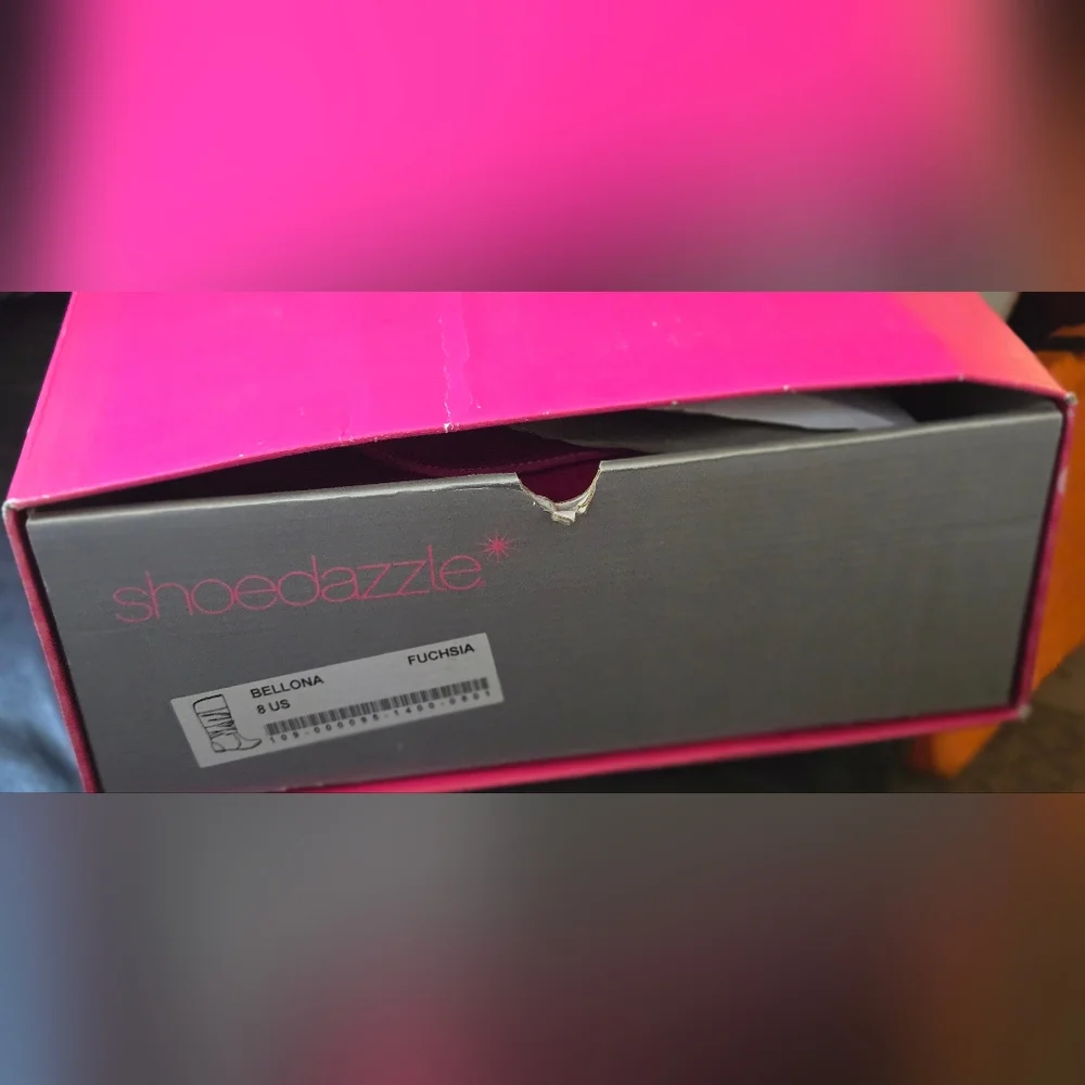 HOST PICK 🎉🎊 Shoe Dazzle NIB women's Pink Suede Boots sz8 - Picture 8 of 12